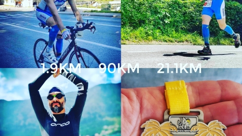 Tuzlak, Amir Tobudić uspješno završio triatlon trku Ocean Lava Kotor 2017