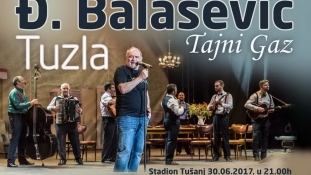 Koncert “Tajni Gaz” Đorđa Balaševića na stadionu u Tuzli