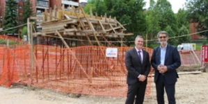 Gradonačelnik Tuzle i direktor misije USAID-a u BiH posjetili gradilište pješačkog mosta Stupine i Zlokovac