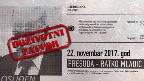 Hag: Ratko Mladić osuđen na doživotni zatvor