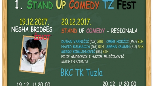Prvi “Stand Stand Up Comedy TZ Fest” od 19. do 21.12.