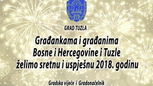 Novogodišnja čestitka Gradonačelnika i Gradskog vijeća Tuzla