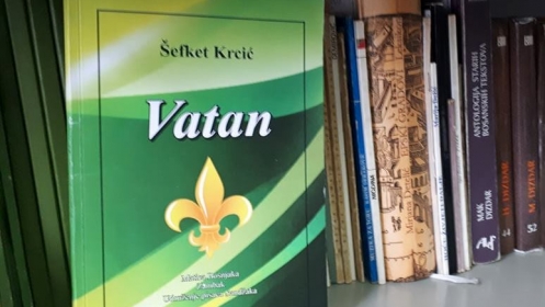 Najava promocije zbirke pjesama „Vatan” profesora dr. Šefketa Krcića