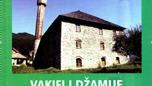 Najava promocije knjige Vakifi i džamije Gornjeg Bihora