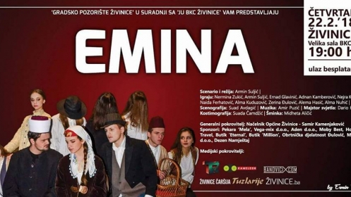 Premijera predstave “Emina” na Velikoj sceni BKC-a Živinice