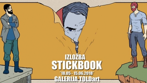 “Stickbook”: Izložba stripa Admira Delića