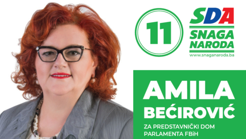 Predstavljamo kandidate: Amila Bećirović, kandidatkinja za Predstavnički dom Parlamenta FBiH