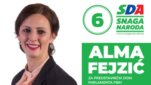 Predstavljamo kandidate: Alma Fejzić, kandidatkinja za Predstavnički dom Parlamenta FBiH