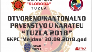 Najava: Otvoreno prvenstvo u karateu Tuzla 2018
