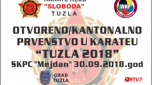 Najava: Otvoreno prvenstvo u karateu Tuzla 2018