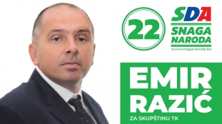 Predstavljamo kandidate: Emir Razić, kandidat SDA za Skupštinu TK