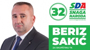 Predstavljamo kandidate: Beriz Sakić, kandidat SDA za Skupštinu TK