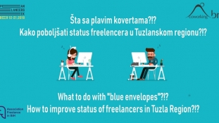 Šta sa ‘plavim kovertama’? Panel diskusija o statusu freelancera u Tuzli