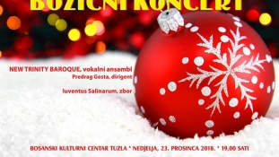 Božićni koncert 23. decembra u BKC-u Tuzla