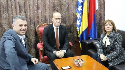 Ramiz Salkić u Banja Luci razgovarao sa Melikom Mahmutbegović, potpredsjednicom FBiH