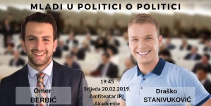 Mladi u politici o politici: Draško Stanivuković i Omer Berbić