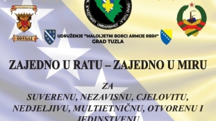 Maloljetni borci Armije RBiH pozivaju građane na zajedničko obilježavanje Dana nezavisnosti BiH