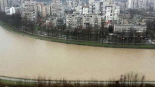 Nivo rijeke Bosne u Zenici preko četiri metra
