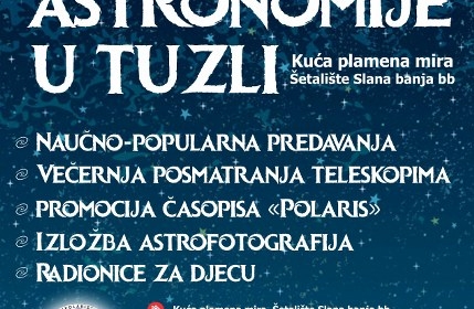 Najava događaja “Dani astronomije u Tuzli”