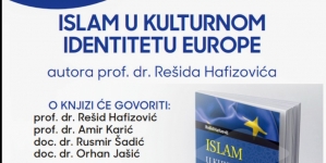 Najava promocije knjige „Islam u kulturnom identitetu Europe“