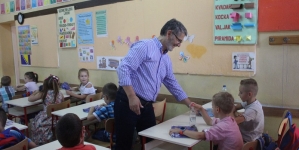 Gradonačelnik Tuzle u posjeti Osnovnoj školi Tušanj