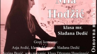 Mlada pijanistica Mia Hodžić  26. novembra održava solistički koncert u Tuzli