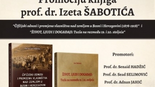 Najava promocije knjiga prof. dr. Izeta Šabotića