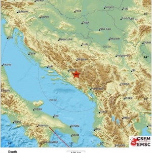 Novi zemljotres jačine 2.9 pogodio BiH