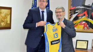 Gradonačelnik Tuzle Jasmin Imamović susreo se sa Samirom Avdićem, direktorom košarkaške reprezentacije BiH