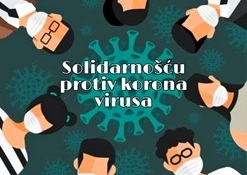 Kampanja “Solidarnošću protiv korona virusa”