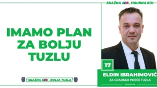 Eldin Ibrahimović, kandidat SDA Tuzla za Gradsko vijeće: Imamo Plan za bolju Tuzlu!
