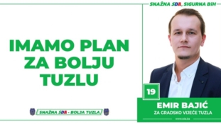 Emir Bajić, kandidat SDA Tuzla za Gradsko vijeće: Imamo Plan za bolju Tuzlu!