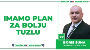 Boris Šuha, kandidat SDA Tuzla za Gradsko vijeće: Imamo Plan za bolju Tuzlu!