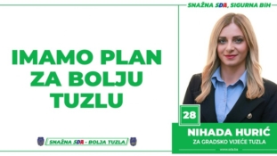 Nihada Hurić, kandidat SDA Tuzla za Gradsko vijeće: Imamo Plan za bolju Tuzlu!