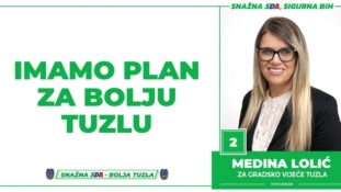 Medina Lolić, kandidatkinja SDA Tuzla za Gradsko vijeće: Imamo Plan za bolju Tuzlu!