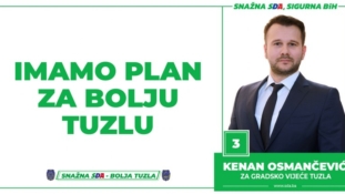 Kenan Osmančević, kandidat SDA Tuzla za Gradsko vijeće: Imamo Plan za bolju Tuzlu!