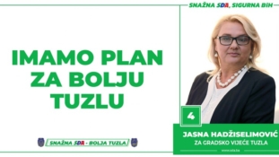 Jasna Hadžiselimović, kandidatkinja  SDA Tuzla za Gradsko vijeće: Imamo Plan za bolju Tuzlu!
