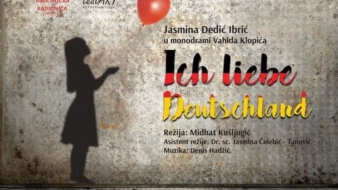 JU BKC TK: U srijedu, 4. novembra, tuzlanska premijera monodrame “Ich liebe Deutschland”