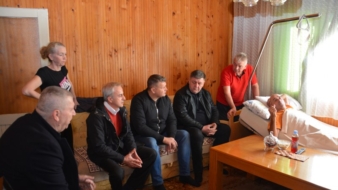 Delegacija Koordinacije boraca TK u posjeti teško nastradalom Seadu Gašiju iz Srebrenika