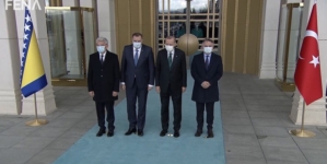 Priređena ceremonija dočeka za članove Predsjedništva BiH u Ankari
