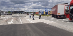 Kilometarska kolona teretnih vozila na Graničnom prijelazu Izačić