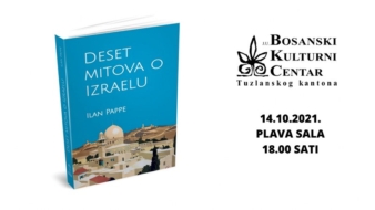 Mjesec knjige u BKC TK: Promocija knjige „Deset mitova o Izraelu“ u četvrtak 14. oktobra