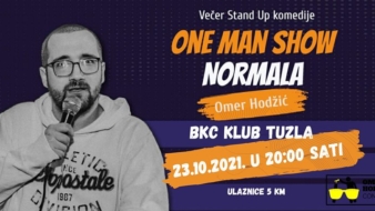 U tuzlanski BKC klub stiže stand up komičar Omer Hodžić i njegov show “Normala”