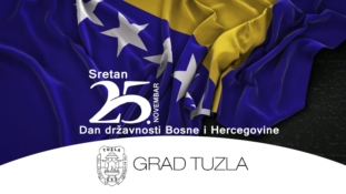 Čestitka gradonačelnika i predsjedavajuće Gradskog vijeća Tuzle u povodu 25.11. – Dana državnosti Bosne i Hercegovine