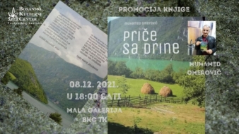 BKC TK: U srijedu, 8. decembra, promocija knjige „Priče sa Drine“, Muhameda Omerovića