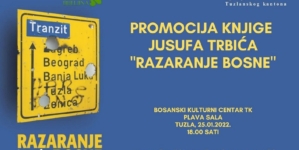 U Tuzli večeras predstavljanje knjige ‘Razaranje Bosne’ autora Jusufa Trbića