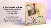 Uskoro nova knjiga Esnefe Smajlović – Muhić