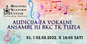 Javni poziv za izbor članova vokalnog ansambla JU BKC TK