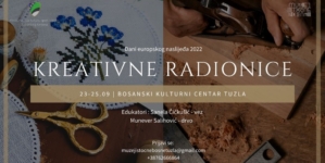 Poziv na kreativne radionice od 23 do 25 septembra u BKC Tuzla