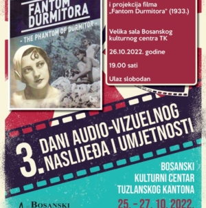 Fantom Durmitora: Film sniman prije 90 godina bit će prikazan u BKC-u u Tuzli 26. oktobra